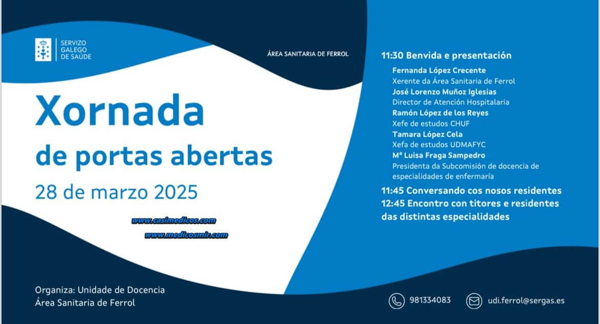 Jornada de puertas abiertas 2025 Área Sanitaria de Ferrol 