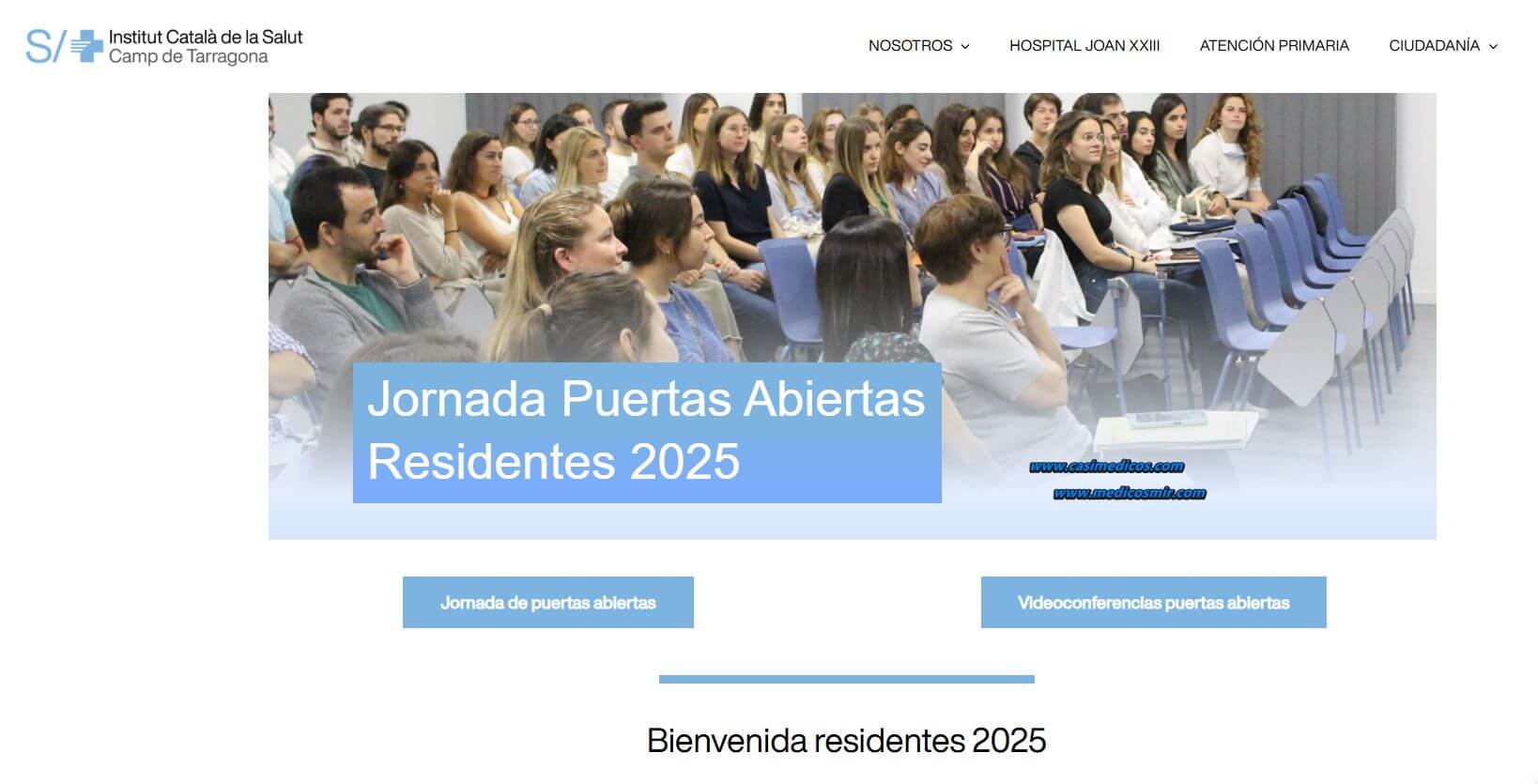 JORNADA PUERTAS ABIERTAS 2025 Hospital Universitari Joan XXIII de Tarragona