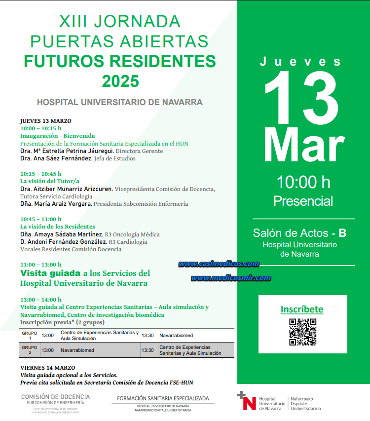 JORNADA PUERTAS ABIERTAS 2025 Hospital Universitario de Navarra