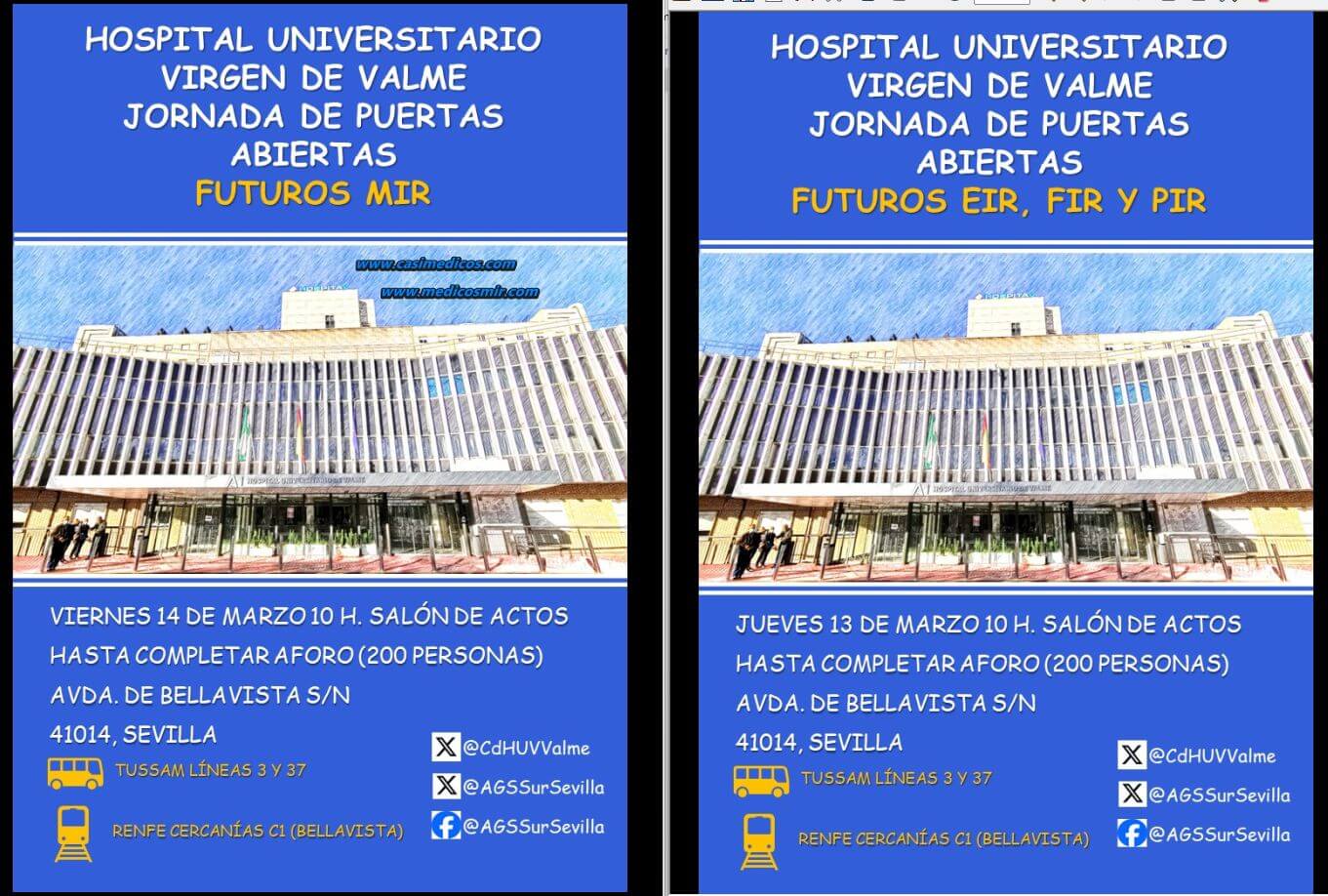 Jornada de puertas abiertas 2025 Hospital Universitario Virgen de Valme